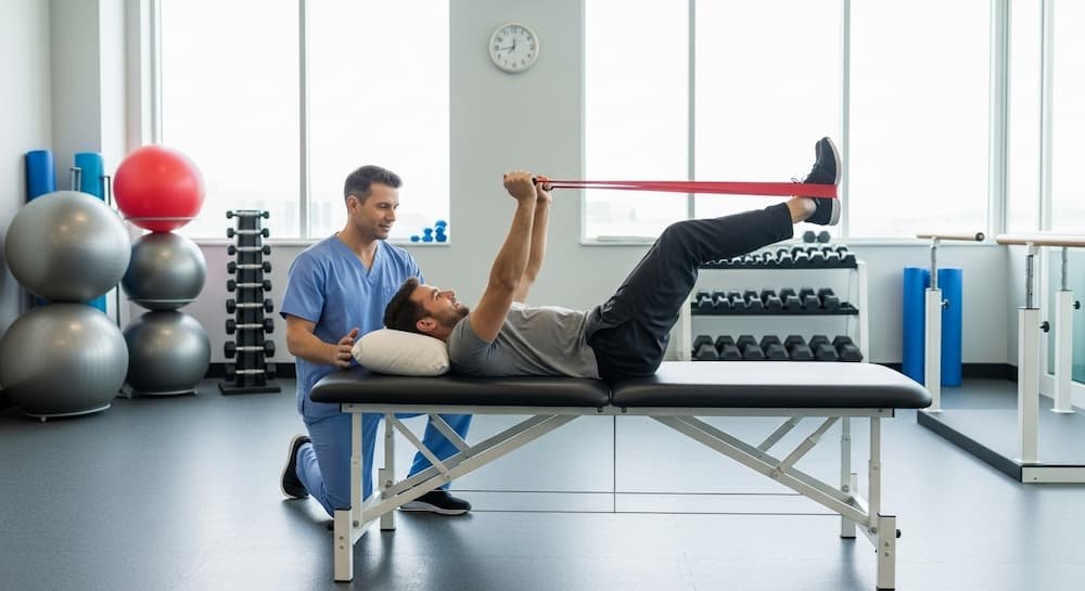 تمارين العلاج الطبيعي للرجل