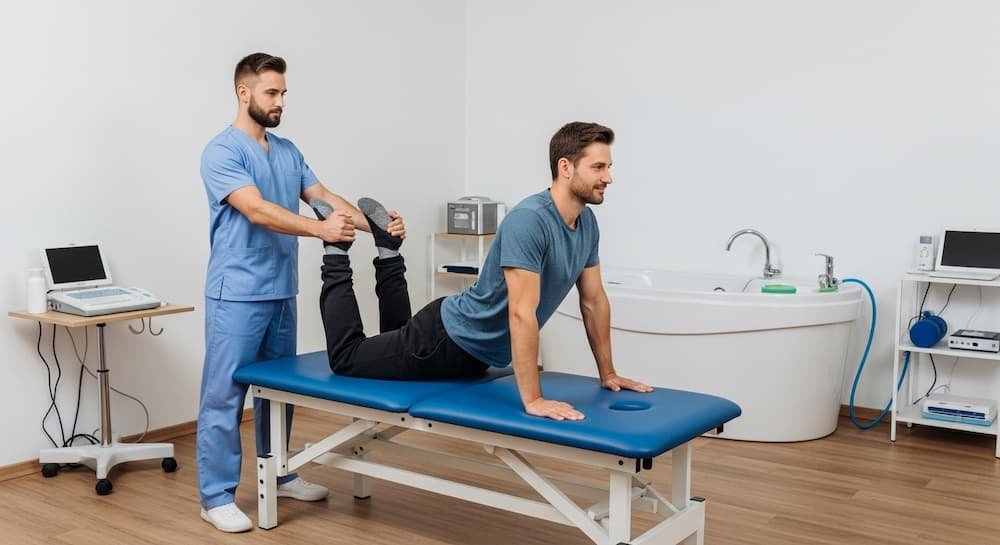 جلسات العلاج الطبيعي